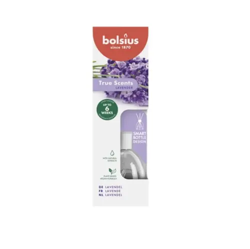 BOLSIUS Dyfuzor zapachowy patyczki Lawenda 60 ml -29830