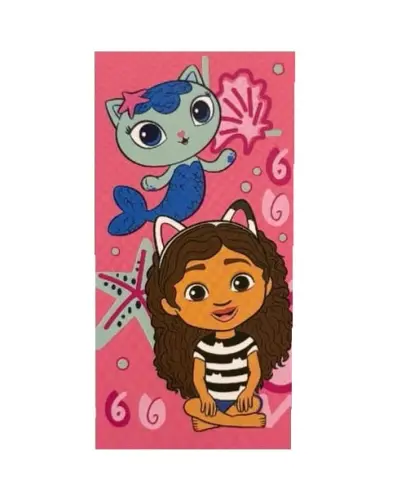 CARBOTEX Ręcznik 70x140cm KOCI DOMEK GABI-30072