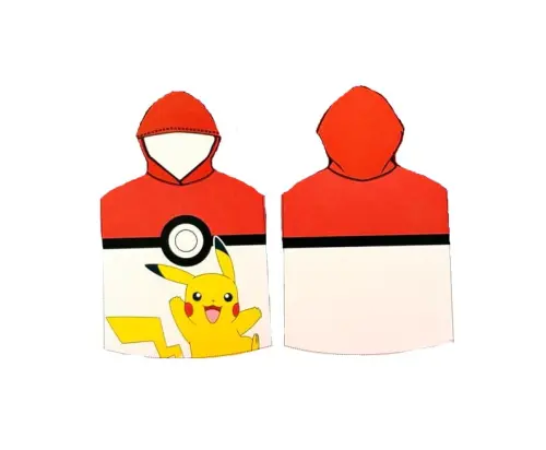 CARBOTEX Poncho 55x110cm POKEMONY-30080