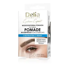 DELIA Wodoodporna Pomada 5.0 Jasny Brąz 