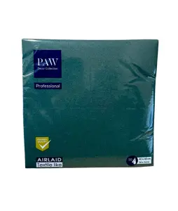 PAW Serwetki z Airlaid Ciemno Zielone 40x40cm 50szt 