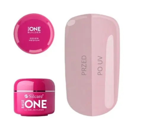 SILCARE Base One UV Żel Cover Medium 15 ml -30114