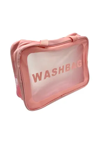 TOP CHOICE Kosmetyczka WASHBAG Różowa -30025