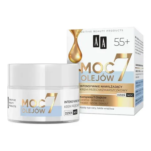 AA Moc Olejków Krem do twarzy 55+ 50 ml-30626