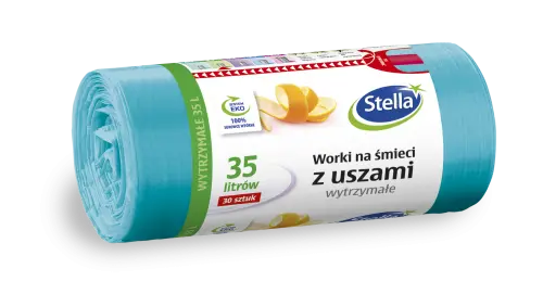 STELLA Worki na Śmieci z Uszami WYTRZYMAŁE 35 L 30-12027