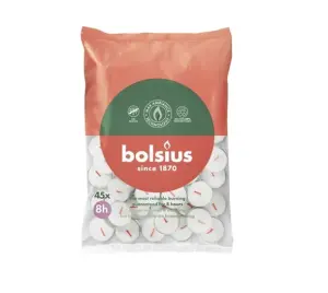BOLSIUS Podgrzewacze bezzapachowe 45 szt 8h