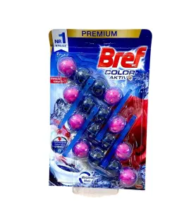 BREF Zawieszka do WC Color Aktiv Świeże Kwiaty 4x