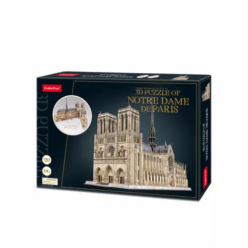ZAB CubicFun puzzle 3D Notre Dame w Paryżu-30738