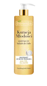 Bielenda Kuracja Młodości Balsam do ciała odżywczy ekstrakt ze śluzu ślimaka 400ml