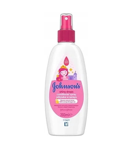 JOHNSON'S Odżywka w sprayu ułatwiająca rozczesywanie z olejkiem arganowym 200 ml-30407