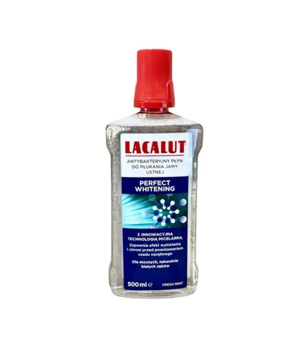 LACALUT Płyn do płukania ust Perfect Whitening 500 ml-30669