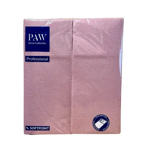 PAW SoftPoint Serwetki Kieszonki Brudny Róż 50 szt-30560