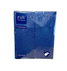 PAW SoftPoint Serwertki Kieszonki Granatowe 50 szt