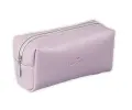 Top Choice Kosmetyczka Leather Liliowa 22x11,5 cm-20017