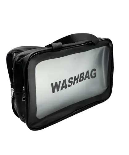 TOP CHOICE Kosmetyczka WASHBAG  Czarna -30024