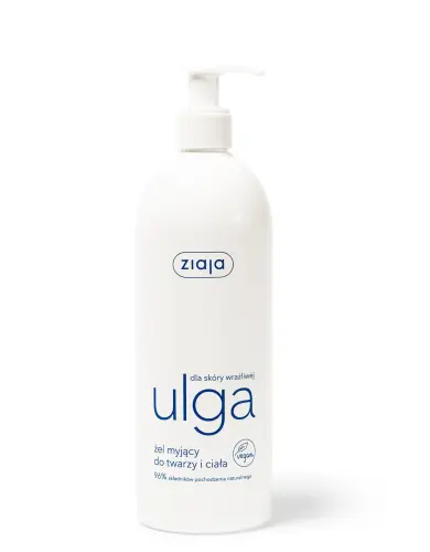 ZIAJA Żel do mycia twarzy i ciała Ulga 400 ml -30625