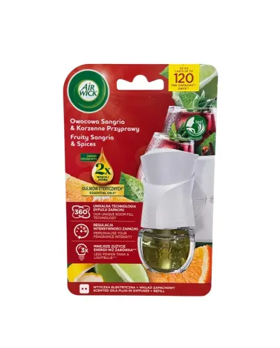 AIR WICK Odświeżacz powietrza do kontaktu Owocowa Sangria i Korzenne Przyprawy-31490