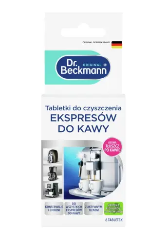 DR BECKMANN Tabletki do czyszczenia ekspresów 6szt-31586