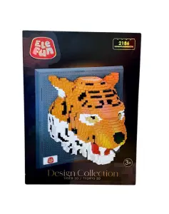 ZAB ELEFUN Klocki Tygrys 3D 2186 elementów 