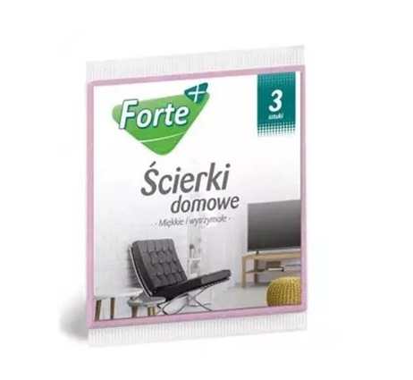 FORTE+ Ścierki domowe Miękkie i wytrzymałe 3szt-31804