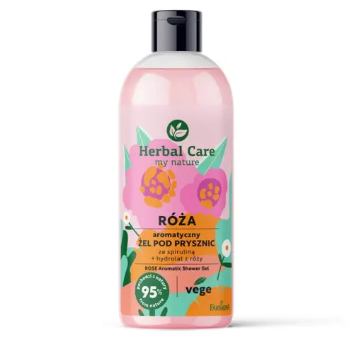 HERBAL CARE Żel pod prysznic Róża 500 ml -31667