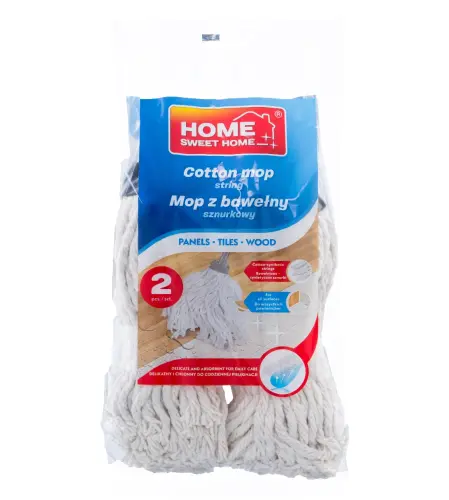 HSH Zapas do mopa z bawełny sznurkowy 2 szt.-31731