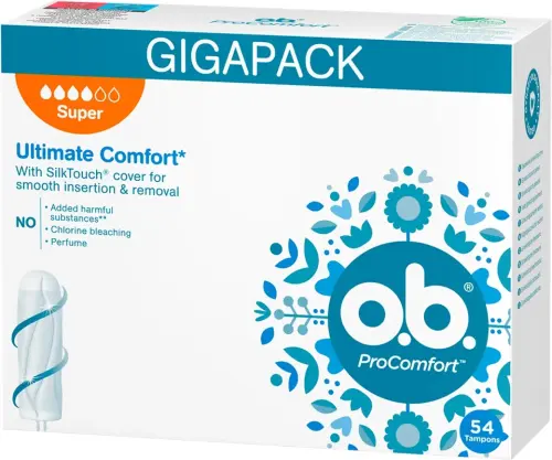 OB Tampony Super Ultimate Comfort GIGAPACK 54 szt -31248