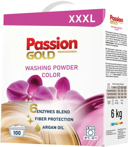 PASSION GOLD Proszek do prania kolor 6kg -31749
