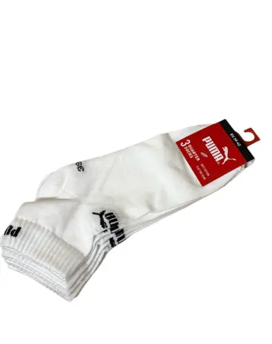 PUMA Quarter Skarpety BIAŁE 39-42, 3pak -31705