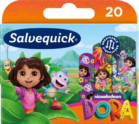SALVEQUICK Plastry dla dzieci DORA 20 szt -31352
