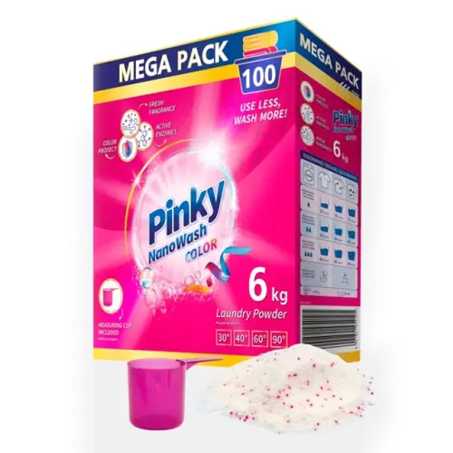 PINKY Proszek do prania Kolor 6kg 100 prań-31714