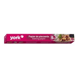 YORK Papier do pieczenia 8 m/kartonik