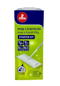 ZOSIA Starter Kit Mop i ściereczki 