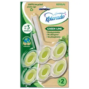 KOLORADO Kostki do WC Green Line Herbal 2x51g 
