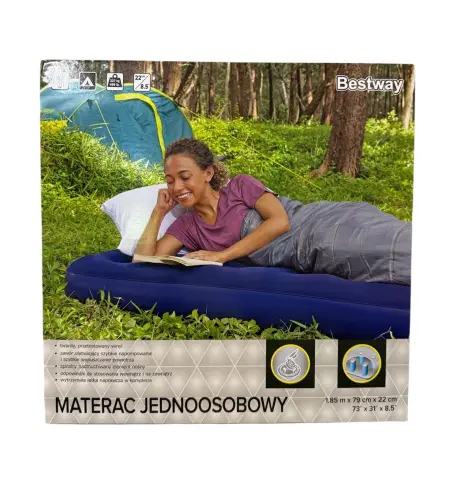 BESTWAY Materac Jednoosobowy 185x 79x 22 cm-32236