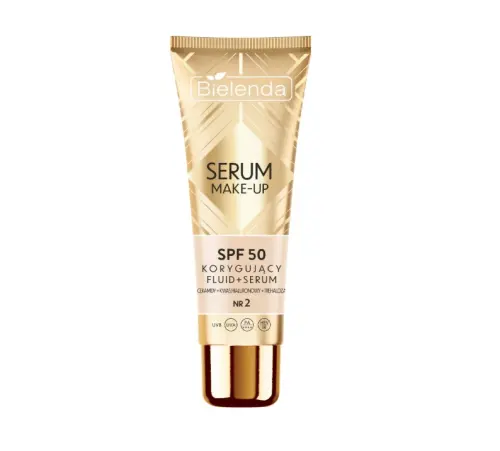 BIELENDA Korygujący fluid+serum SPF50 odcień 2 30g -31985