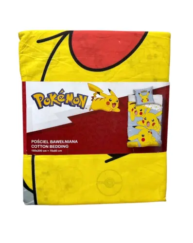 CARBOTEX Pokemon Zestaw Pościeli Bawełnianej 160x200 cm -31934