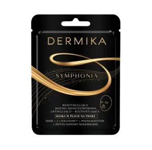 DERMIKA Biostymulująca maska liftingująca w płachcie na twarz 