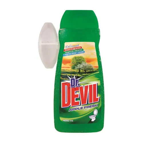 Dr.DEVIL Odświeżacz w żelu do WC 3W1 Jabłko 400ml-32394