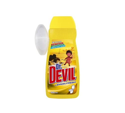 Dr. DEVIL Odświeżacz w żelu do WC Lemon Fresh 400ml -32266