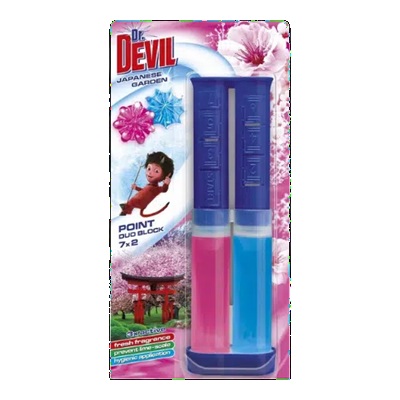 Dr. DEVIL DUO Odświeżacz w żelu do WC Japanese Garden -32255