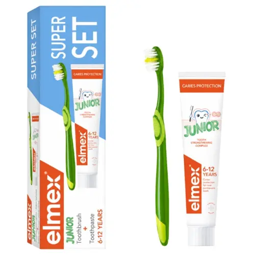 ELMEX JUNIOR pasta do zębów 75ml+ szczoteczka-32372