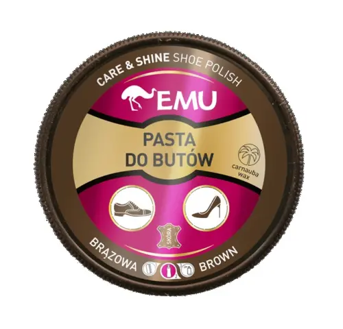 EMU Pasta do butów w puszce - BRĄZOWA 50 ml-32139