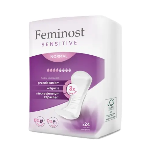 FEMINOST Podpaski Urologiczne Sensitive 24 szt NORMAL -32119