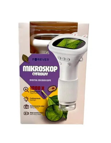 FOREVER Mikroskop Cyfrowy 1000x Powiększenie-32219