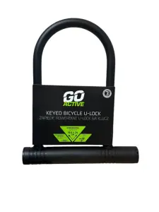 GO ACTIVE Zapięcie rowerowe U-Lock na klucz 