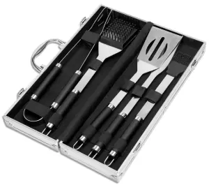 JONICO Zestaw Grillowy Aluminiowa walizka 4 elementy 