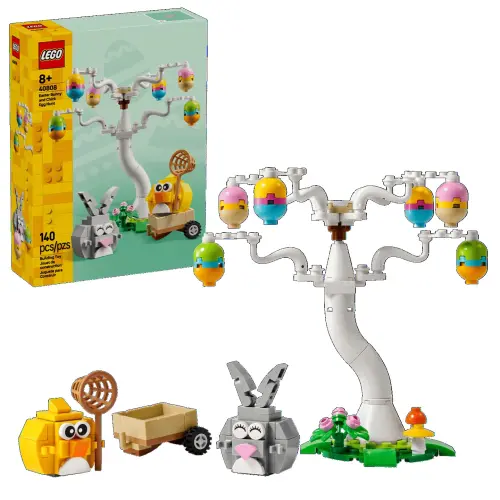 LEGO Poszukiwanie pisanek z Zajączkiem i Kurczakiem, 40808-32059
