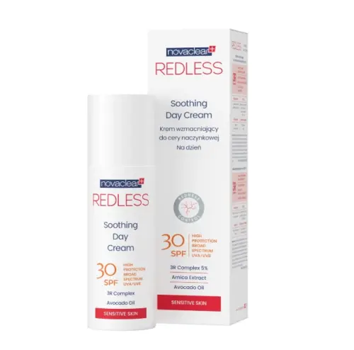 NovaClear Redless Krem wzmacniający do cery naczynkowej, SPF 30, 50ml-31883