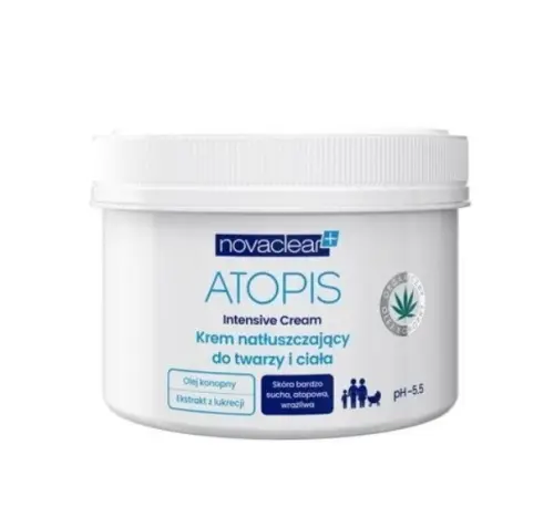 NovaClear Atopis Krem natłuszczający do twarzy i ciała 500 ml -31892